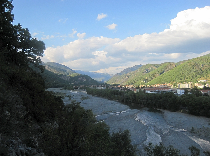 Blick in das Tal der Bléone