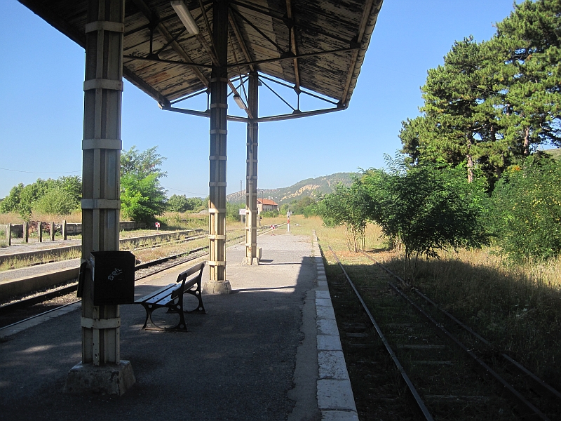 Bahnsteig von Digne-les-Bains