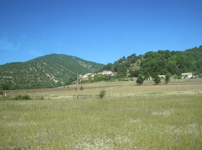 Fahrt mit dem Bus durch die Provence