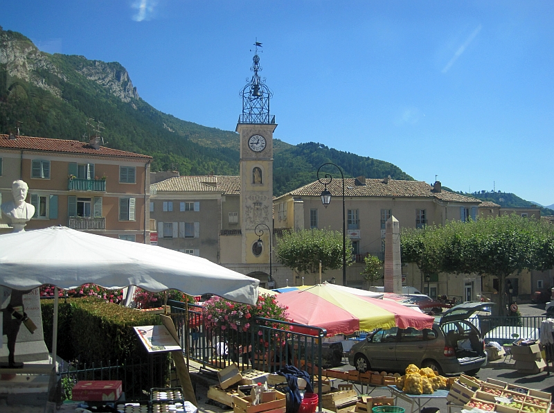 Markt in Sisteron