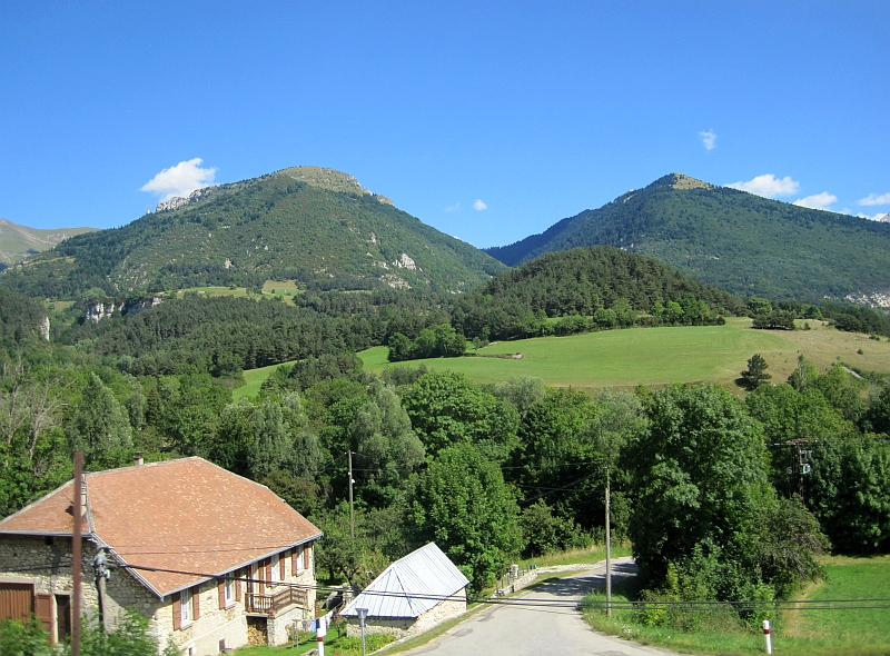 Fahrt auf der Ligne des Alpes