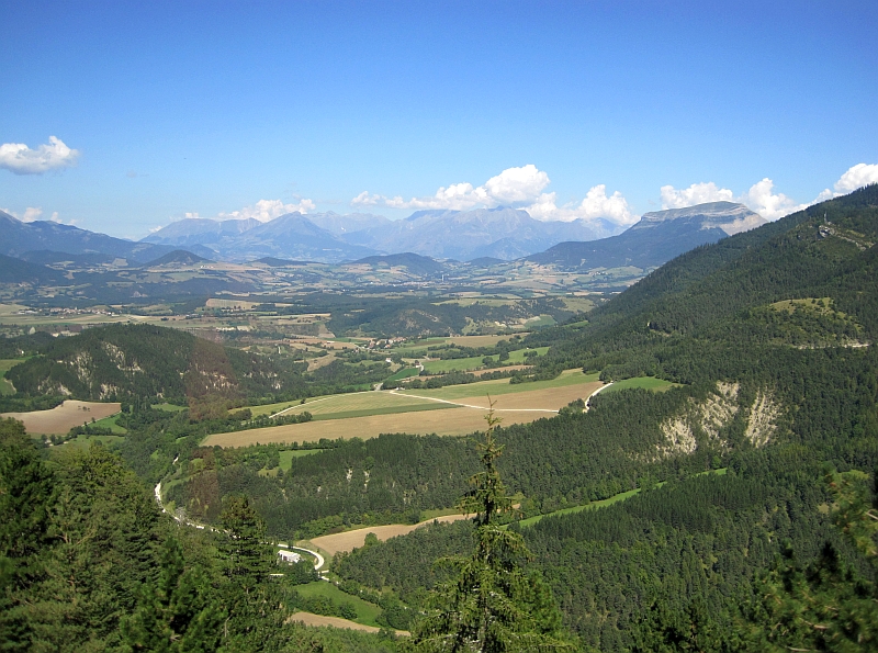 Fahrt auf der Ligne des Alpes durch die Westalpen