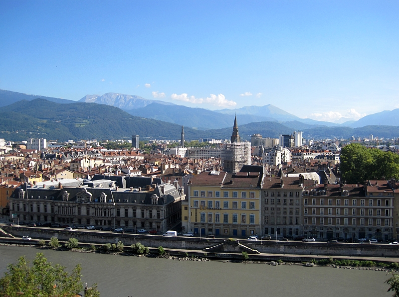 Blick über Grenoble