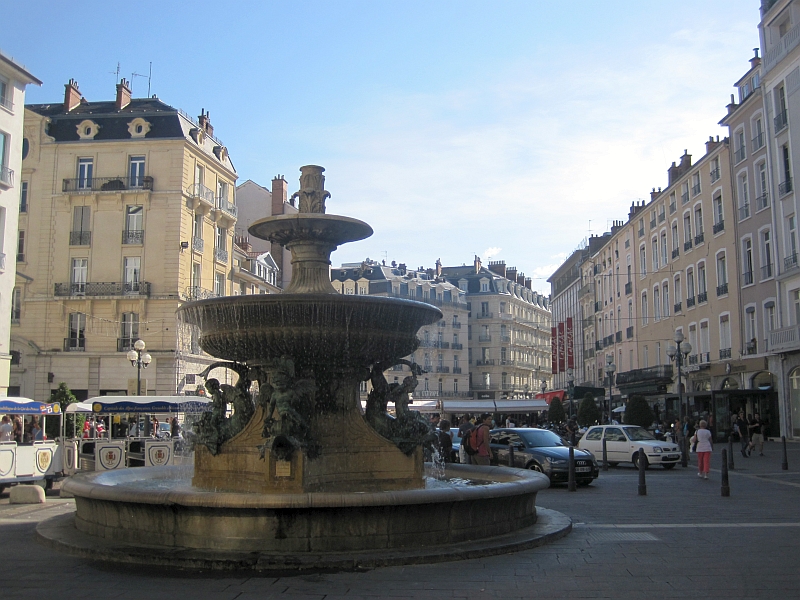Place Grenette in der Altstadt von Grenoble