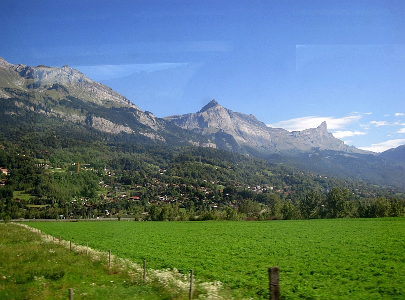 Fahrt im Arve-Tal