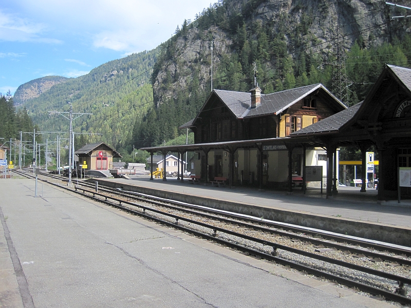 Grenzbahnhof Le Châtelard-Frontière