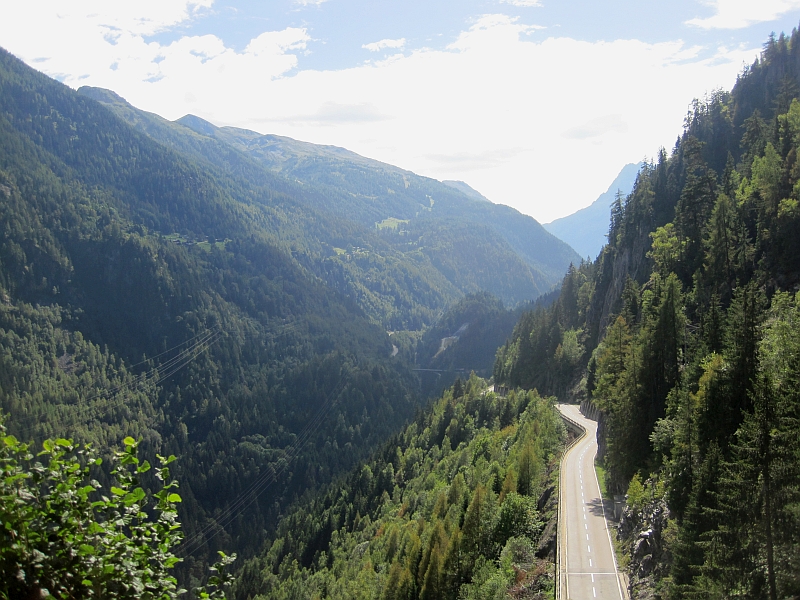 Fahrt durch das Trient-Tal