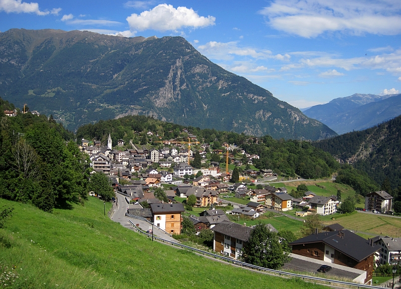 Blick auf Salvan