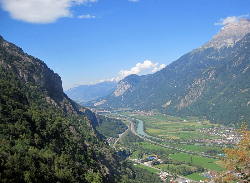 Blick über das Rhône-Tal