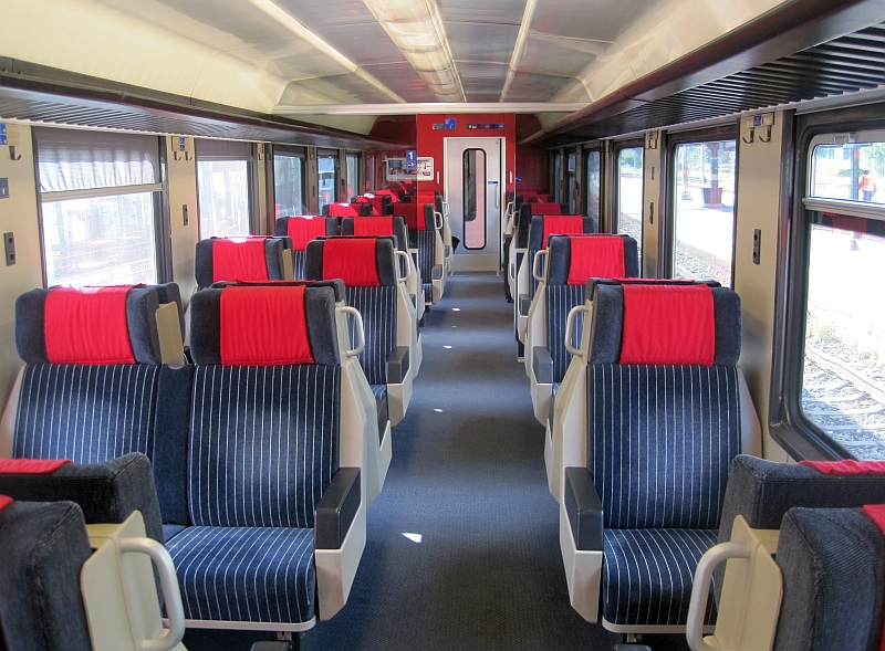Erste Klasse im Interregio der SBB