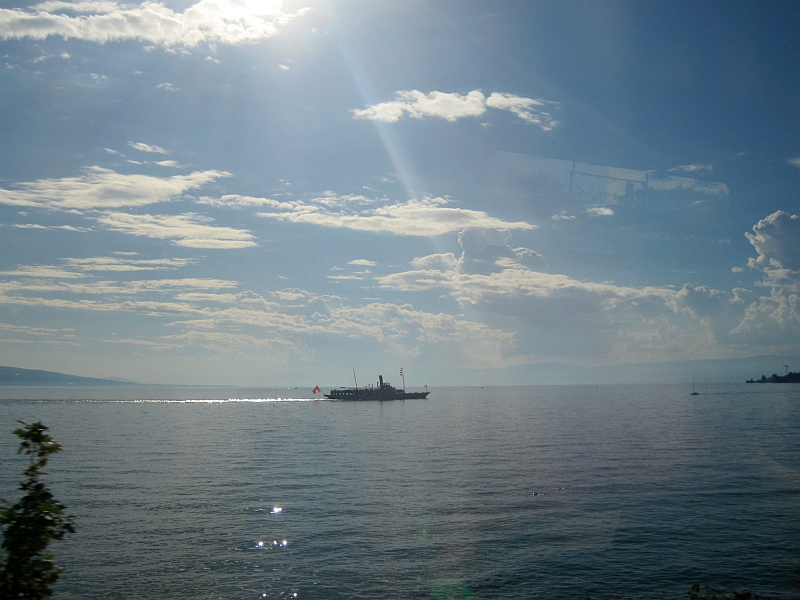 Fahrt am Genfer See