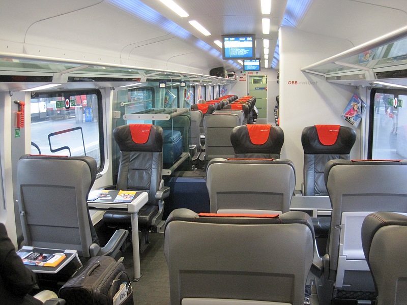 First-Klasse im Railjet