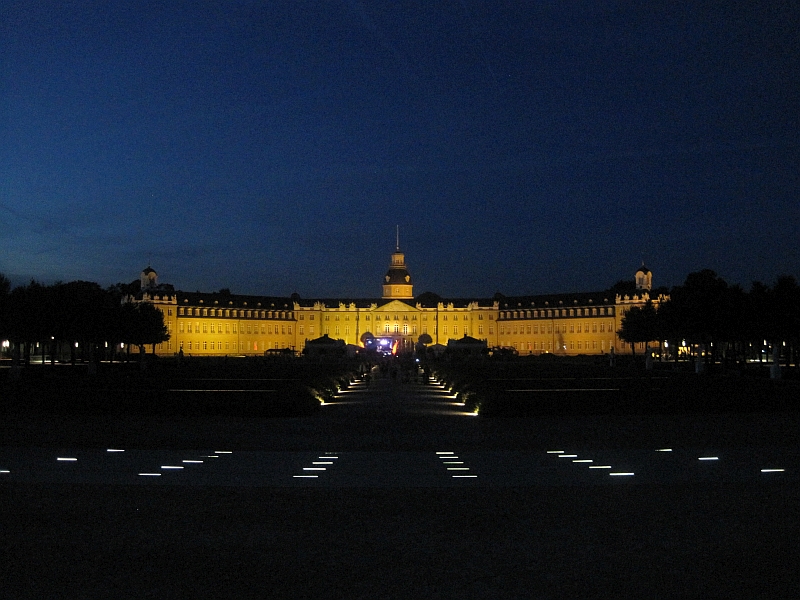 Karlsruhe Schloss am Abend