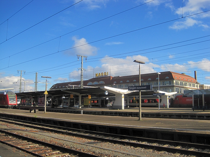 Maggi-Werk am Bahnhof Singen