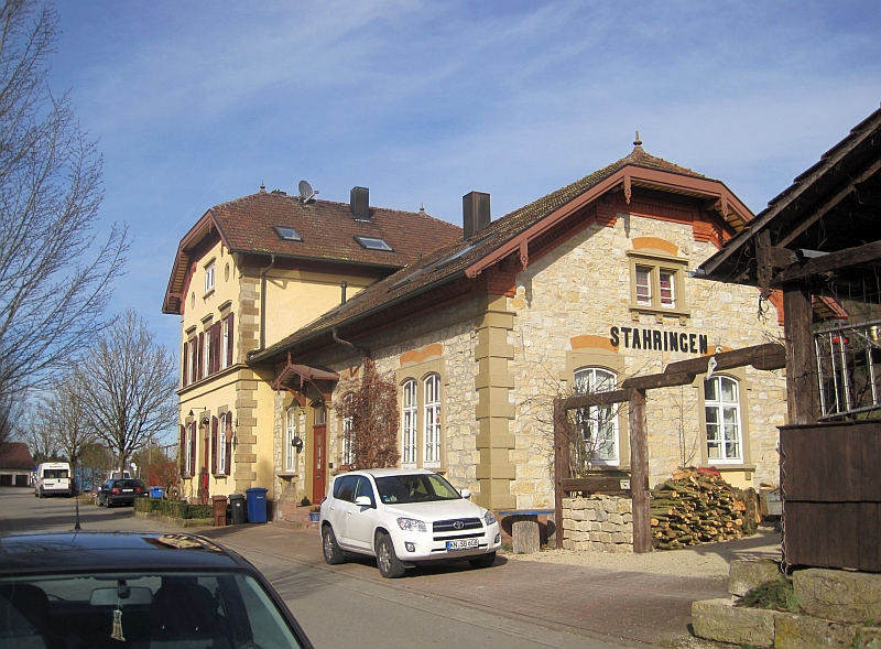 Ehemaliges Empfangsgebäude des Bahnhofs Stahringen
