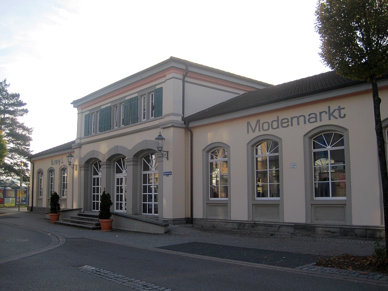 Ehemaliges Empfangsgebäude am Bahnhof Stockach