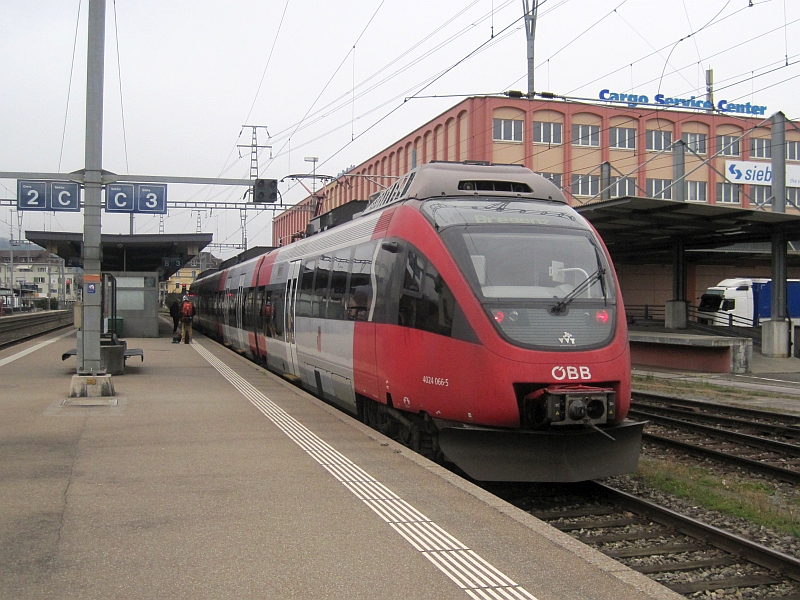 Talent-Triebzug der ÖBB in St. Margrethen