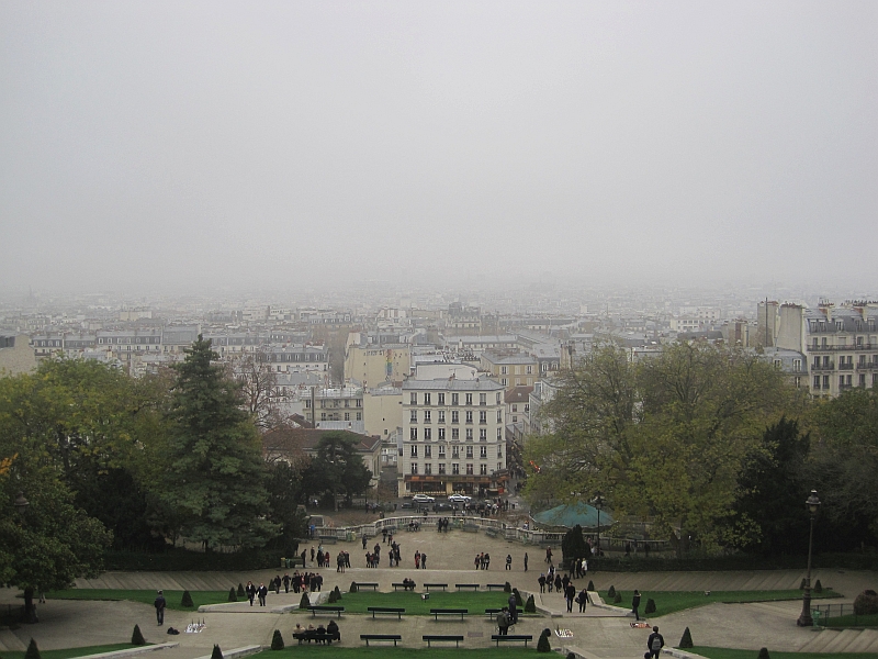 Blick vom Montmartre über Paris