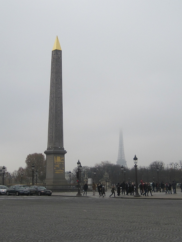 Obelisk von Luxor auf der Place de la Concorde