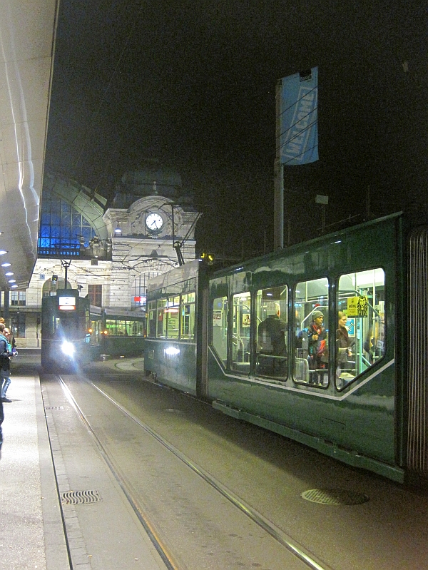 Straßenbahn der Linie 2 in Basel