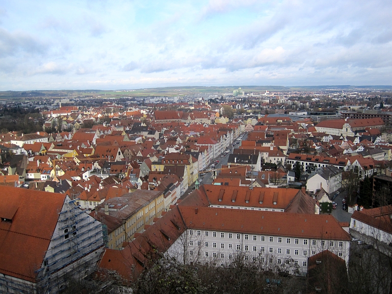 Blick auf die Altstadt von Landshut