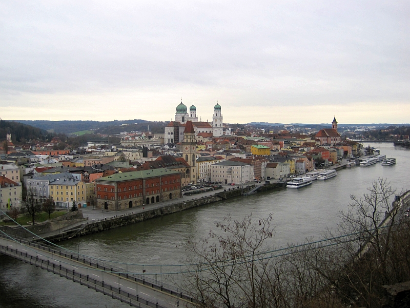 Blick auf die Altstadt von Passau
