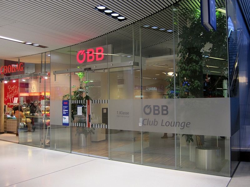 ÖBB Club Lounge im Bahnhof Salzburg