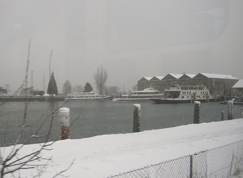 Hafen Romanshorn im Winter