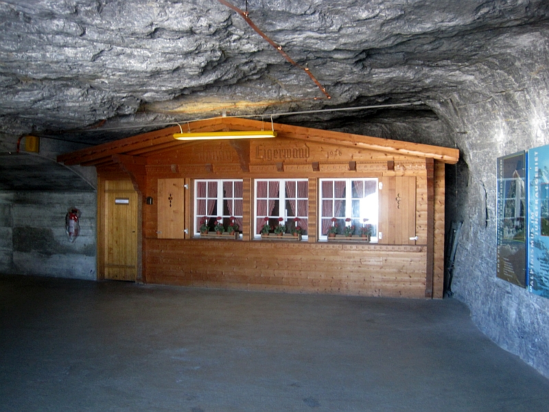 Berghütte in der Tunnelstation Eigerwand
