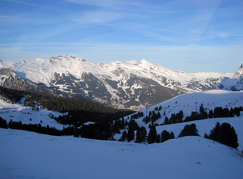 Talfahrt mit der Wengernalpbahn von der Kleinen Scheidegg nach Grindelwald