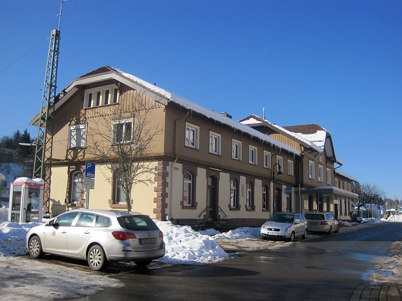 Empfangsgebäude Bahnhof Neustadt im Schwarzwald