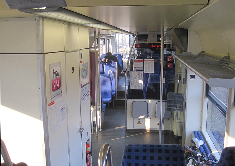 Innenbild BR 672 der Burgenlandbahn