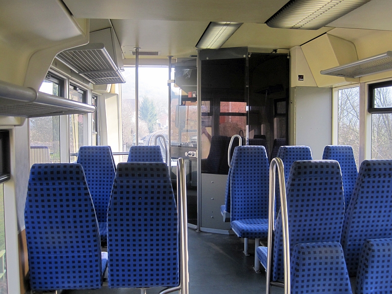 Innenbild BR 672 der Burgenlandbahn