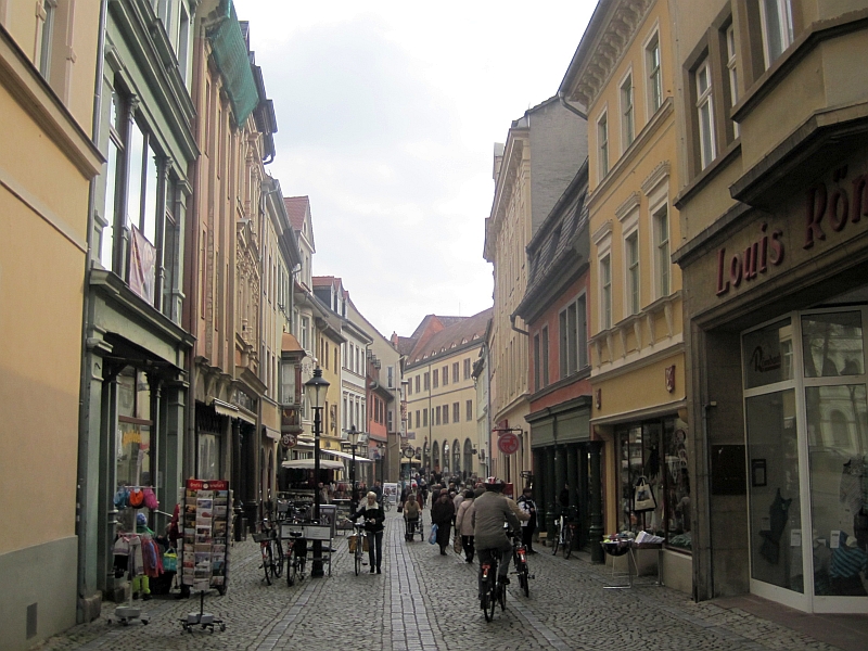 Herrenstraße in der Altstadt von Naumburg