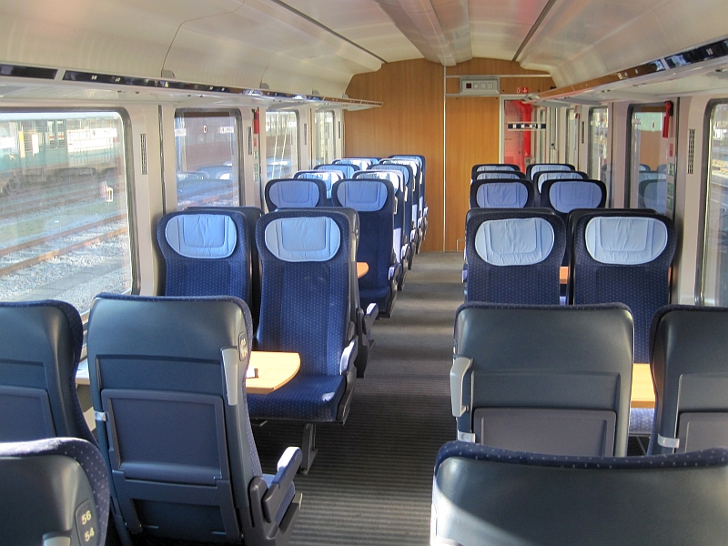 2. Klasse-Wagen im IC 'Bodensee'