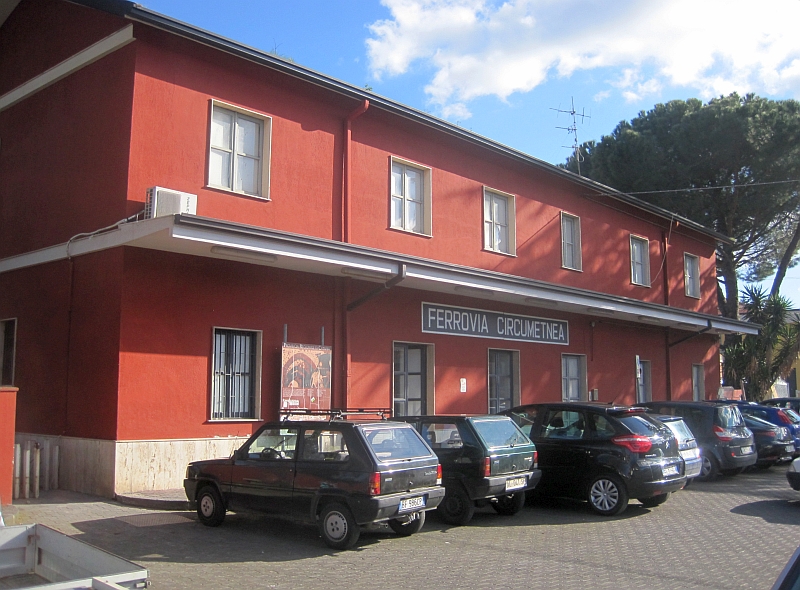Bahnhof der Ferrovia Circumetnea in Randazzo
