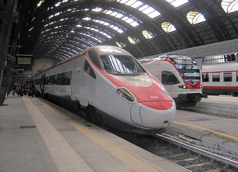 Triebzug ETR 610 als Eurocity Mailand-Zürich