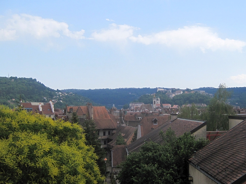 Blick über die Dächer von Besançon