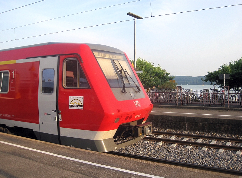 Dieseltriebwagen der Baureihe 611 in Radolfzell