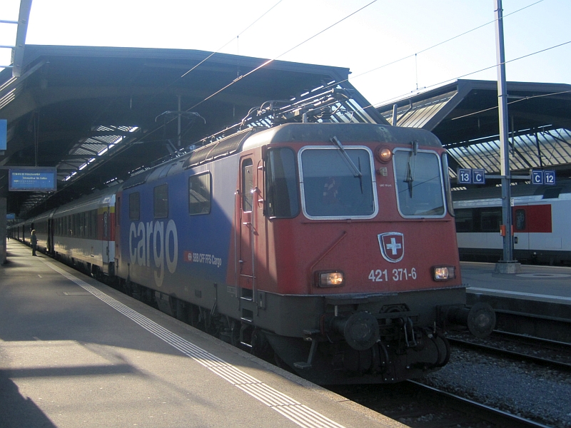 EC 193 nach München im Hauptbahnhof Zürich