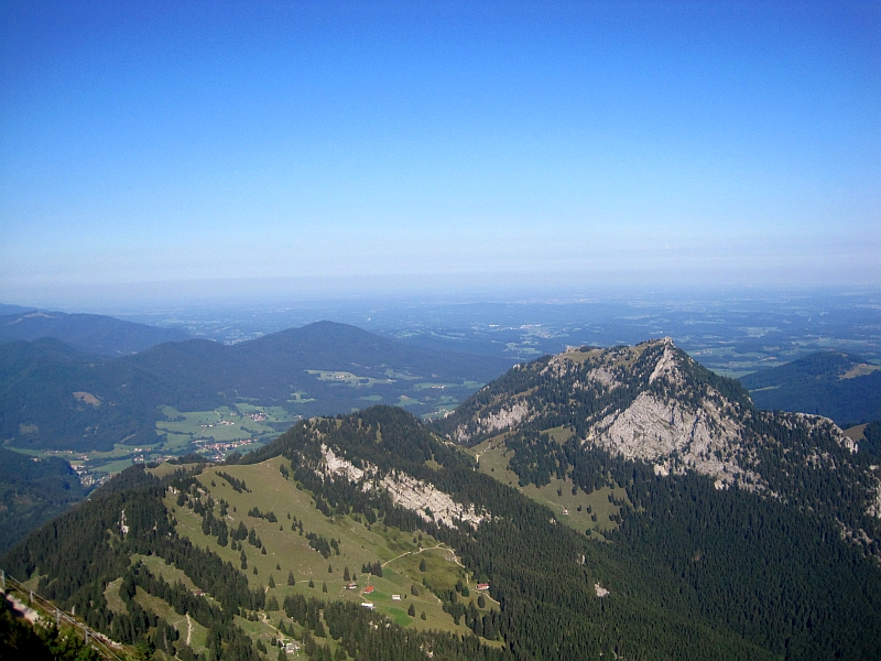 Blick vom Gipfel des Wendelsteins