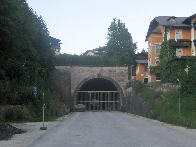 Ungenutzter Bahntunnel in Berchtesgaden
