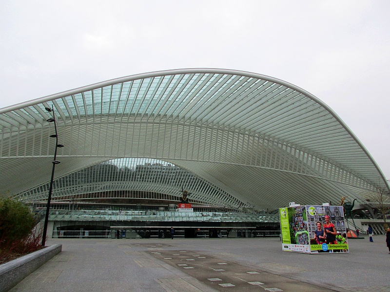 Baldachin-Dach des Bahnhofs Liège-Guillemins