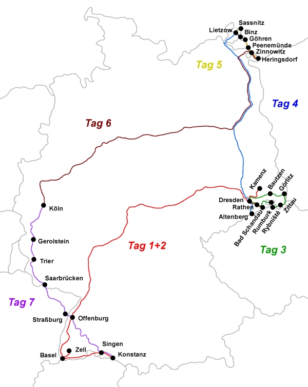 Reiseroute