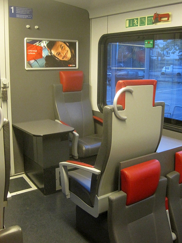 Innenbild Erste Klasse SBB-Flirt