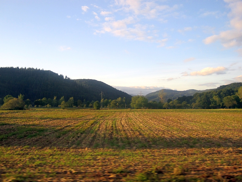Fahrt auf der Wiesentalbahn