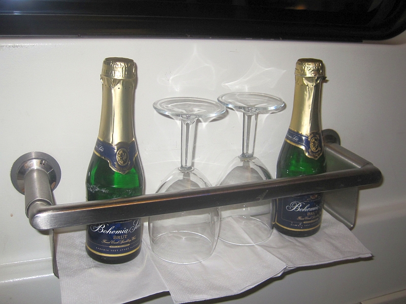 Tschechischer Sekt als Schlummertrunk