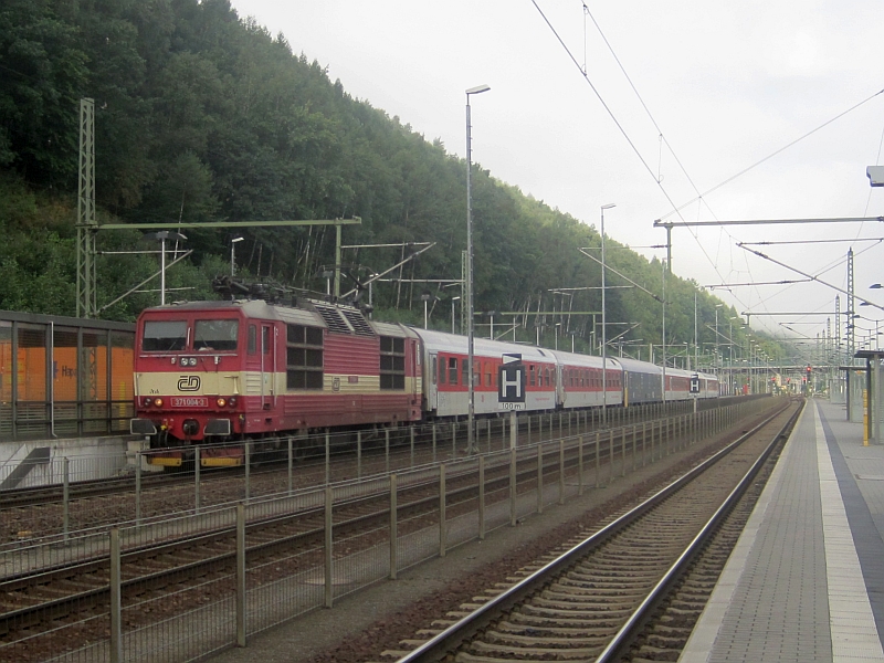 CNL nach Prag in Bad Schandau