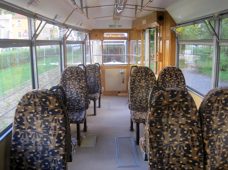 Innenraum Kirnitzschtalbahn