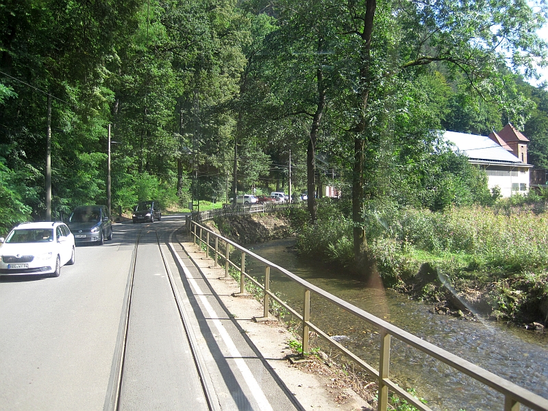 Fahrt mit der Kirnitzschtalbahn